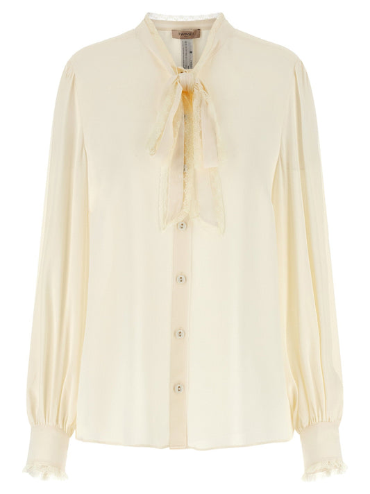 Twin Set Lace Insert Shirt
