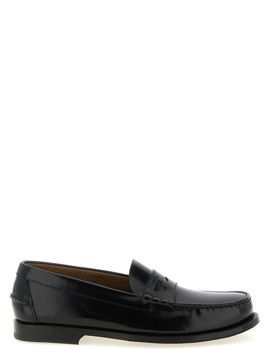 Prada Brushed Leather Loafers
