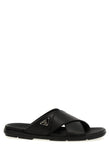Prada Logo Sandals