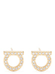 Ferragamo Gancini Crystals Earrings