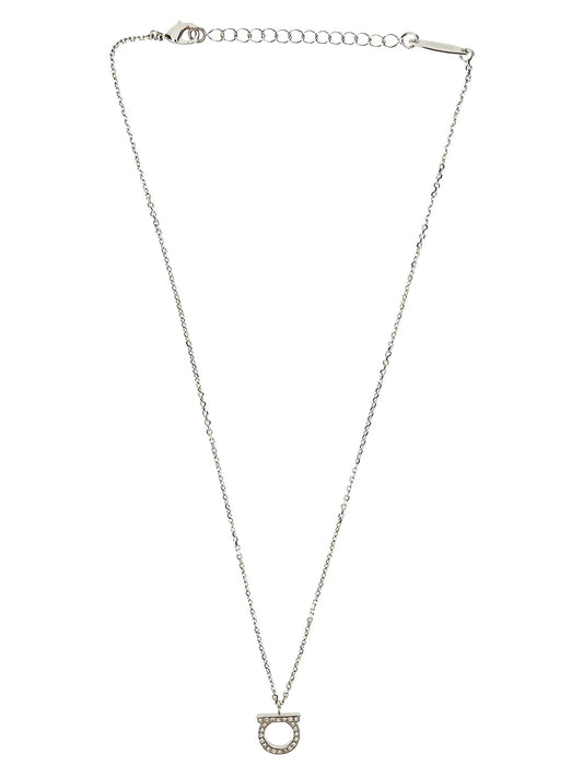 Ferragamo Gancini Strass Necklace