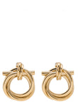 Ferragamo Gancini Torchon (s) Earrings