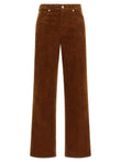 7 For All Mankind Stovepipe Straight Velvet Pants