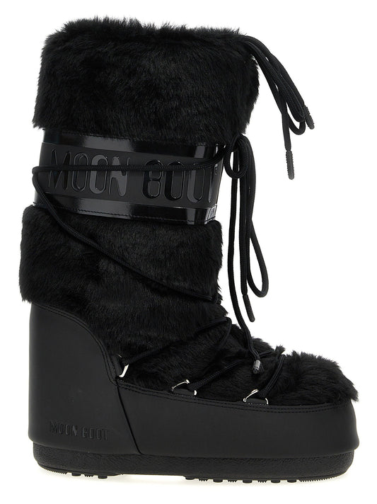 Moon Boot Icon Faux Fur Boots
