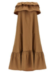 Saint Laurent Flounce Dress