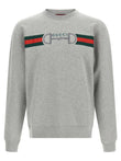 Gucci Web Ribbon And Horsebit Sweatshirt