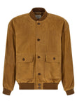 Saint Laurent Suede Bomber Jacket