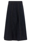 Alberta Ferretti Denim Skirt