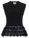 Ganni Cotton Crochet Vest