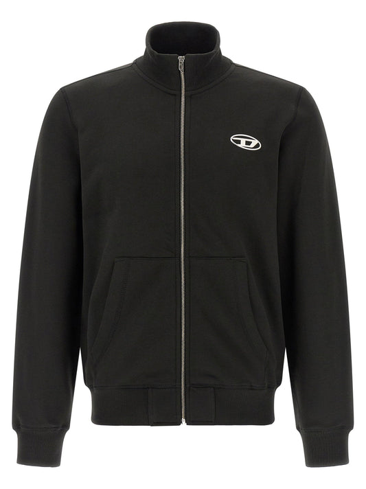 Diesel S-ginn-zip-iod Sweatshirt
