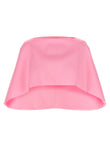 Alberta Ferretti Cropped Mantle