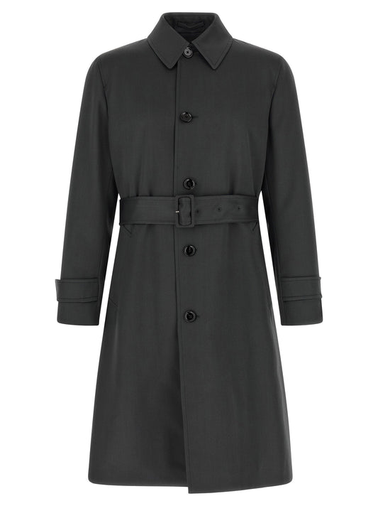Lardini Virgin Wool Trench Coat