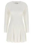 Elisabetta Franchi Knitted Pleated Dress
