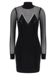Elisabetta Franchi Dress With Transparencies