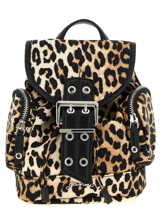 Ganni Animalier Bucky Backpack