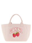 Ganni Medium Raspberry Shopping Bag