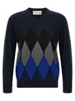 Ballantyne Classic Diamond Intarsia Sweater
