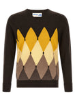 Ballantyne Classic Diamond Intarsia Sweater