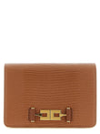 Elisabetta Franchi Lizard Print Crossbody Bag