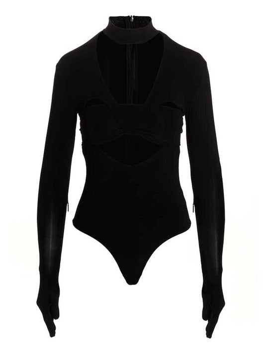 Ambush Heart Shaped Gloves Bodysuit