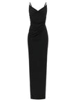 Coperni Metallic Logo Dress