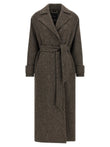 Kiton Chevron Wool Coat