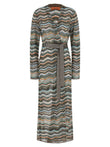 Missoni Chevron Lamé Cardigan
