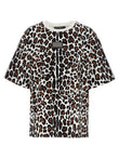 Dolce & Gabbana Animal Print Logo Plaque T-shirt