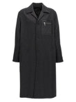 Fendi Single-breasted Cashmere Coat