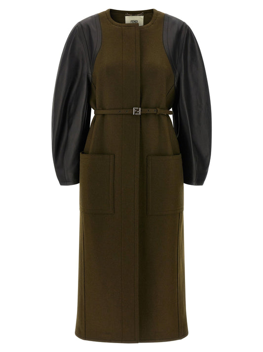 Fendi Wool Felt Coat