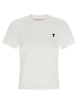 Ami Paris Ami De Coeur Cropped T-shirt
