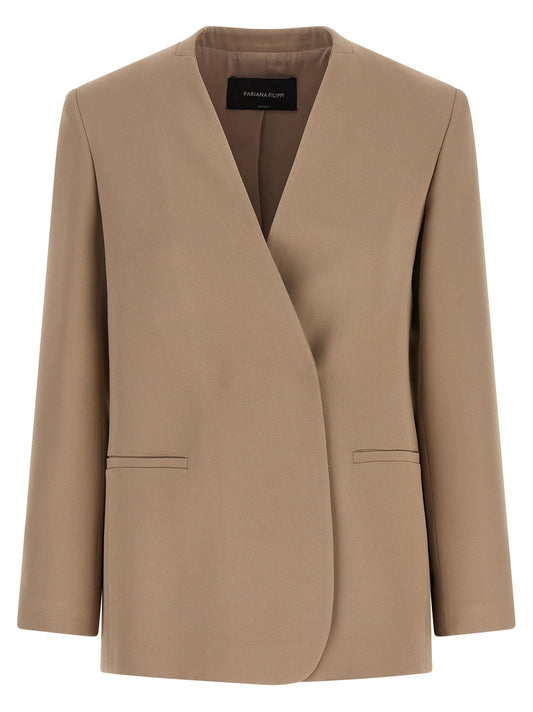 Fabiana Filippi Twill Blazer