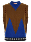 Marni M-shaped Intarsia Vest