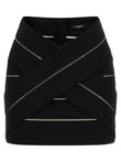 Balmain V-shaped Waist Skirt