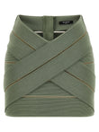 Balmain V-shaped Waist Skirt