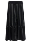 Elisabetta Franchi Origami Knit Skirt