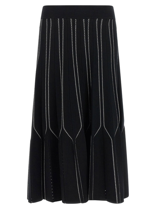 Elisabetta Franchi Origami Knit Skirt