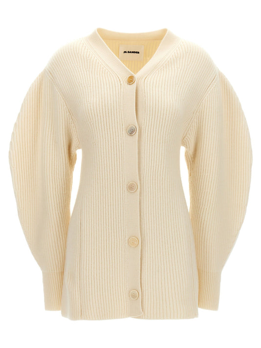 Jil Sander Ribbed Cardigan