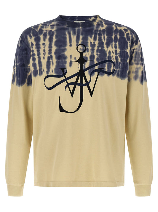 J.w.anderson Ribbon Anchor Tie-dye T-shirt