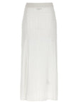 Ganni Shiny Pointelle Knit Skirt