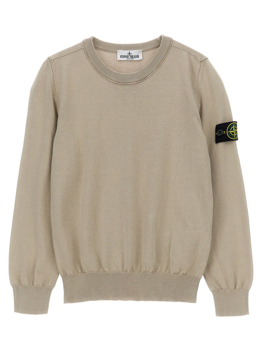 Stone Island Junior Logo Badge Sweater