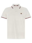 Moncler Tricolor Trim Polo Shirt
