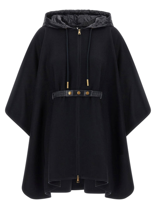 Moncler Two-material Cape