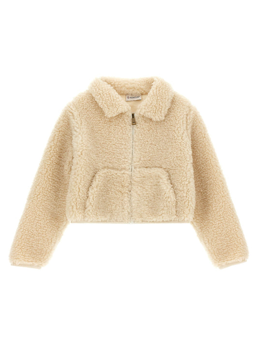Moncler Enfant Teddy Effect Sweatshirt