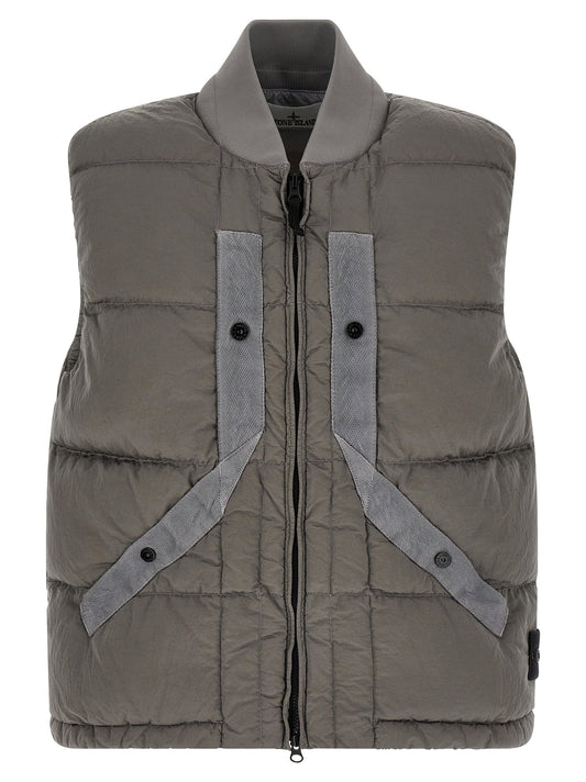 Stone Island Crinkled Effect Vest