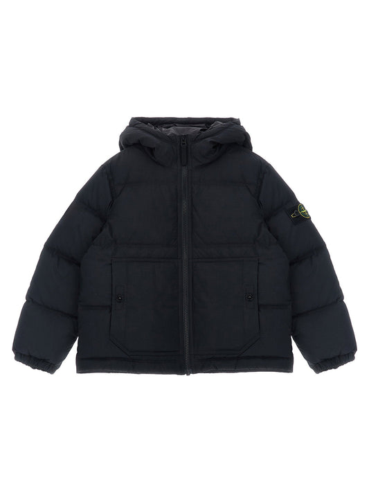 Stone Island Junior Badge Stone Island Down Jacket