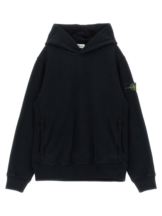 Stone Island Junior Badge Logo Hoodie