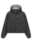 Brunello Cucinelli Shiny Zipper Pull Down Jacket