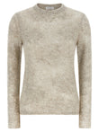 Brunello Cucinelli Flower Lace Sweater