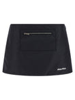 Miu Miu Nylon And Fleece Skirt